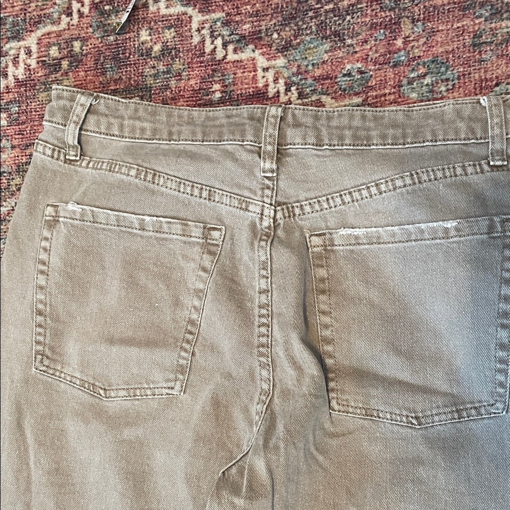 Wild Fable High Rise Button-Fly Jeans in Tan - Picture 13 of 16